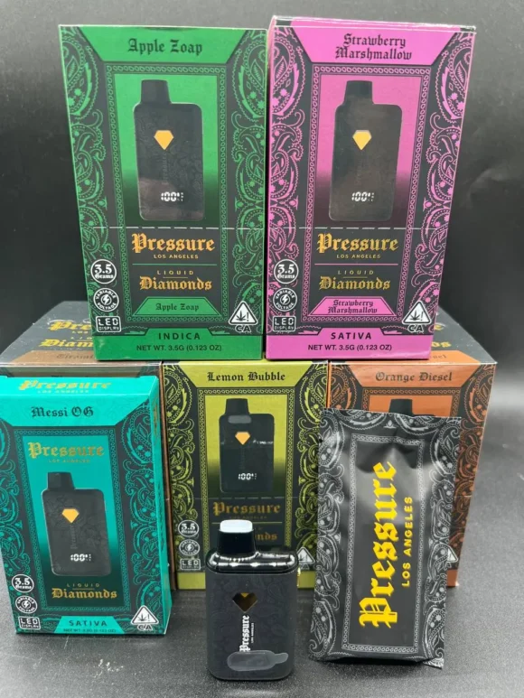 Buy Pressure Los Angeles Liquid Diamonds 3.5g Disposable Vaporizers – Premium Flavors & Ultimate Capacity