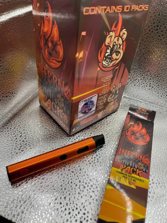 Buy Inferno Cannons 2G Disposable Vape | Liquid Diamonds for a Premium Experience