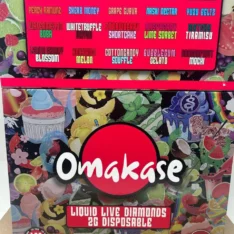 Buy Omakase 2G Liquid Live Diamonds Disposable Vape | Exquisite Flavors & Premium Quality