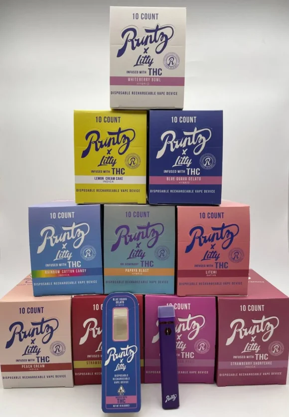 Buy Runtz x Litty 1G THC-H Disposable Vape | Premium Flavors and Unmatched Potency
