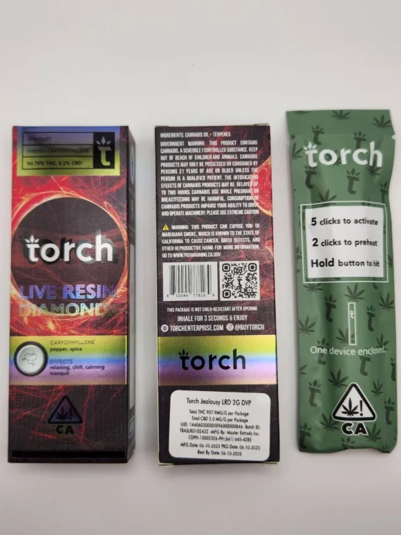 Buy Torch 2G Live Resin x Liquid Diamonds Disposable Vape | Explore Premium Flavors