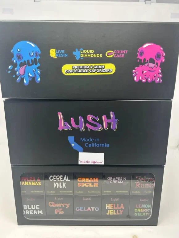 Lush Live Resin Liquid Diamonds Premium 2g Disposable Vaporizers