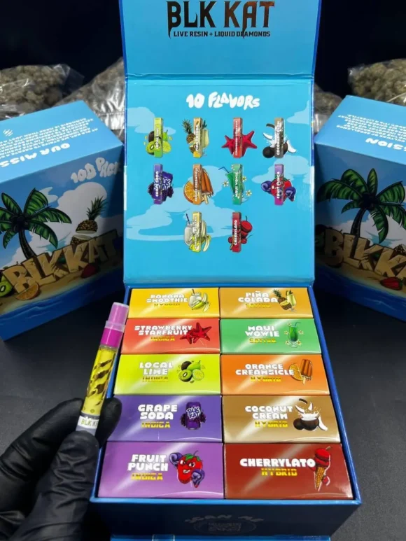 Buy Blk Kat 1.5G Live Resin + Liquid Diamonds Cartridge | Potent Flavor Experience