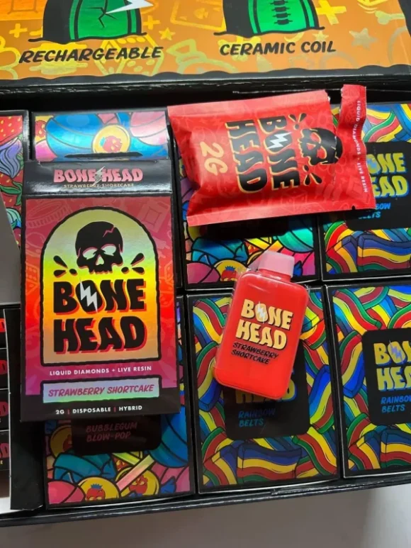 Buy Bone Head 2G Disposable Vape | Liquid Diamonds Meets Bold Flavors