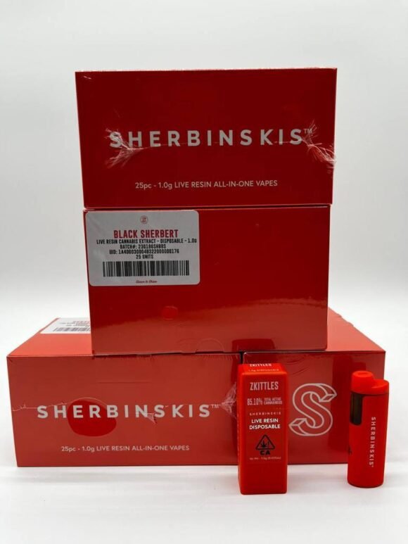 Buy Sherbinskis Disposable 1G Live Resin All-In-One Vapes – Premium Flavor & Sleek Design