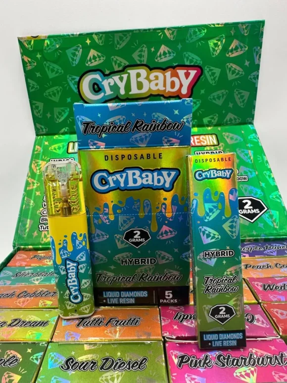 Buy Cry Baby 2G Liquid Diamonds + Live Resin Disposable Vape