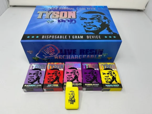 Buy Tyson Pod 1g Liquid Diamonds + Live Resin Disposable Vape | Premium Quality and Flavor