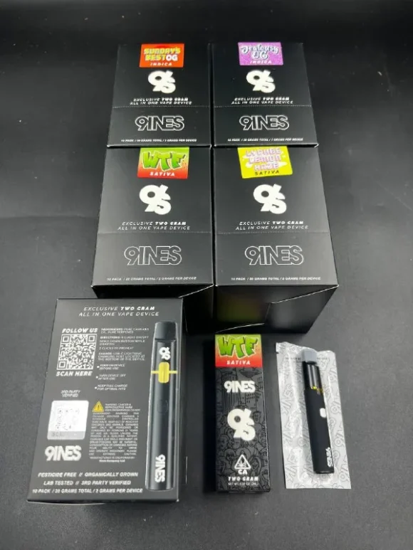 Buy 9ines 2G Disposable Vape | Live Resin Premium Quality