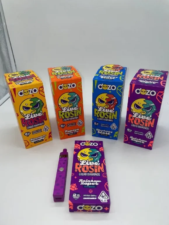 Buy Dozo Live Rosin Liquid Diamonds 2.5G Disposable Vape