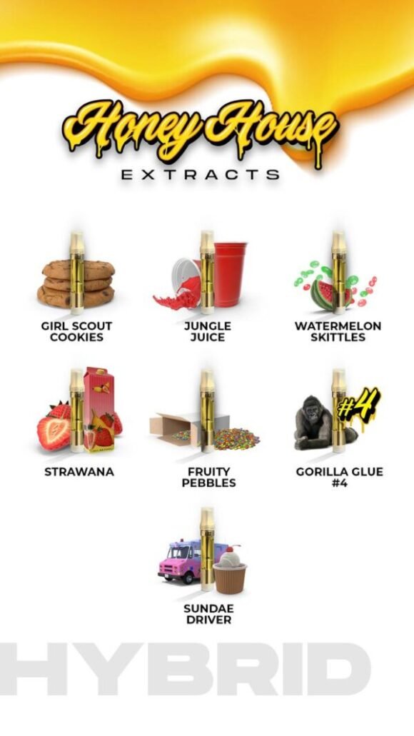 Buy Honey House Carts 1000mg Premium Distillate | Rich Flavors & Smooth Vaping - Image 2