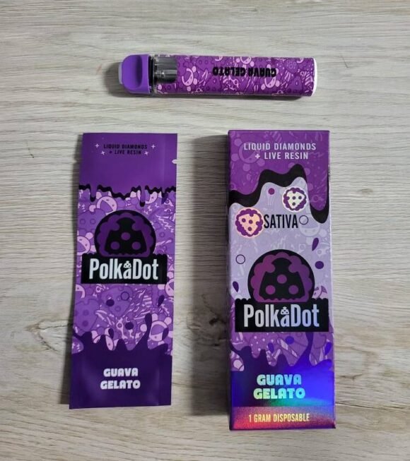 Polka Dots 1Gram Liquid Diamonds X Live Resin Disposable Vape