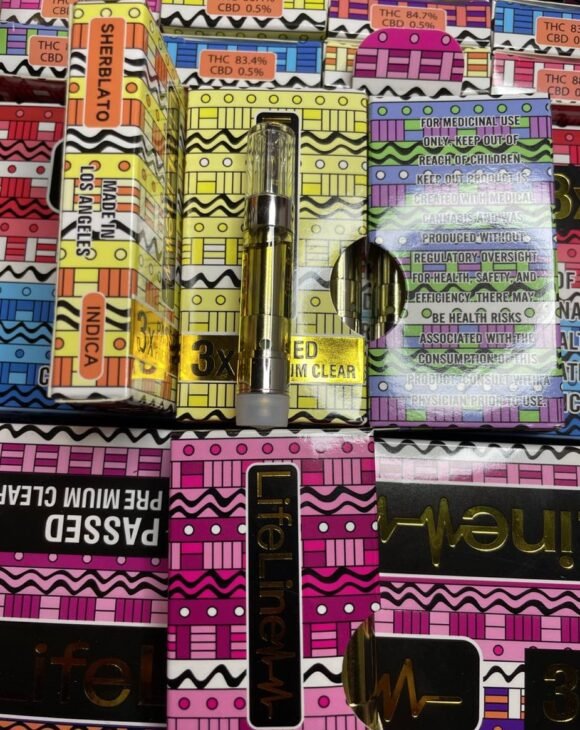 Buy LifeLine Carts – 3X Passed Premium Clear Vape Cartridges
